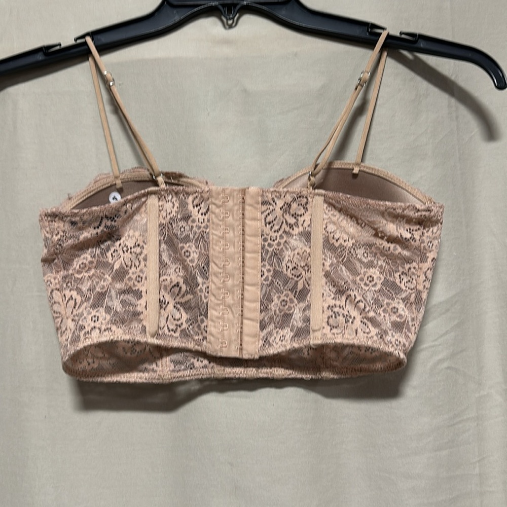 Forever 21 -Forever 2 Nude Corset Top /Size S / Box 4-24 - Picture 3 of 7